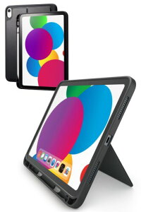 �G���R�� iPad ��11���� A16 11�C���` (2025) 10.9�C���` ��10���� (2022) �\�t�g�P�[�X �X�^���h�t�� Apple Pencil���[ �u���b�N TB-A23RUCSTBK
