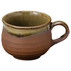 山下工芸 カップ_ソーサー 陶器 [ファイ]7×6cm(160cc) 南蛮織部流コーヒー碗のみ 15050790