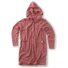mofua(モフア) 着る毛布 ピンク Mサイズ ふんわりニット ロングカーディガン ルームウェア フード付 39102201