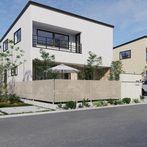 �^�J�V���[ �t�F���X�ډB�� ���b�V���t�F���X �ڂ������V�F�[�h 4×0.9m �O���[ ���O �v���C�o�V�[�΍� �|���G�`������ UNI-49GY