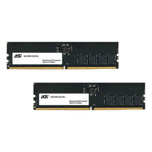 AGI DDR4-3200MHz (PC4-25600) 16GB 8GBx2 UDIMM 22-22-22-52 1.2V AGI320008UD138-DT MM10561