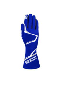 Sparco�i�X�p���R�j FIA 8856-2018-DC.409.24-G �F�� ���[�V���O�O���[�u LAND+ (�����h�v���X) Electric Blue (�G���N�g���b�N�u���[) �T�C�Y08 �i��:00136708EB