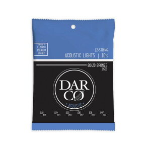 DARCO �A�R�[�X�e�B�b�N�M�^�[�� Darco Acoustic D500 12 Stg, Light (80/20 Bronze) .010-.047