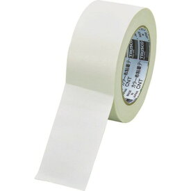 TRUSCO(トラスコ) カラー布粘着テープ 幅50mm長さ25m ホワイト CNT-5025-W x 30 巻