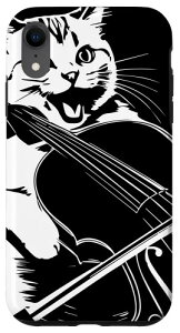 iPhone XR Screaming Cat �~���[�W�V���� �`�F�����t �X�}�z�P�[�X