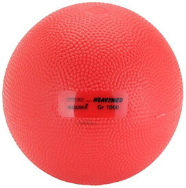 ギムニク(GYMNIC) ヘビーメディシンボール 1kg 赤 LP9710 イタリア製