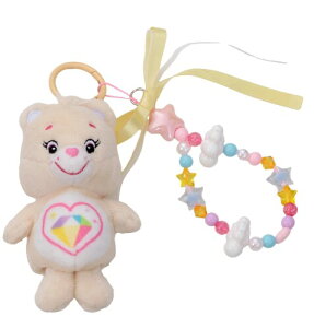 �C����(IWAYA) Jara Cham Care Bears (Sparkle Heart Bear) �P�A�x�A �X�p�[�N���n�[�g�x�A �W�����`���� �L�[�`���[�� �t�B���K�[�p�y�b�g 7448-3