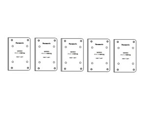 �p�i�\�j�b�N(Panasonic) ���t�@�C���V���[�Y�p �R�[�i�[�v���[�g 3�p 5�Z�b�gWK9003-5
