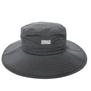 (�x���f�C�r�X) �E���l�b�N�J�o�[ UV�J�b�g �⊴ ���~ �n�b�g LONG BRIM NYLON SUN HAT BDW-8727 BK
