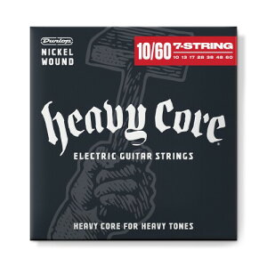 Jim Dunlop (�W�� �_�����b�v) DHCN1060 Heavy Core �M�^�[ �� Heavy7 10-60 7���p �w�r�[ �R�A