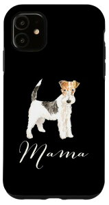 Wire Haired Fox Terrier �� �}�}�V���c �� ���ꂳ�� �v���[���g ��񂿂�� �X�}�z�P�[�X iPhone 11 �p