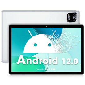 Android 12 タブレット 、Wetap タブレット 10インチ、RAM 3GB/ROM 64GB、4コアCPU Googleタブレット、1280x800 IPSディスプレイ、2MP＋8MPカメラ 、Type-C充電+2.4GWiFi+Bluetooth+6000mAh シルバータブレット（silve