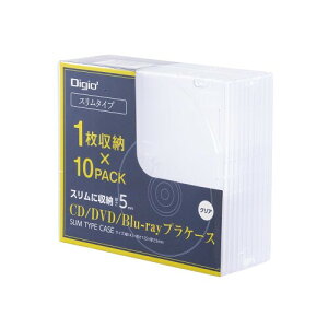 iJoV(Nakabayashi) Digio2 Blu-ray DVD CDP[X vP[X X 5mm 1[ 10Zbg Z0108