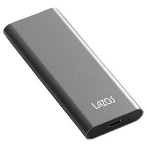 LAZOS �|�[�^�u��SSD 1TB Gen2 �O�t��SSD ���x970MB/s �����f�[�^�]�� �R���p�N�g