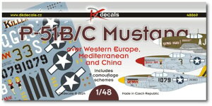 DKfJ[(Dkdecals) 1/48 P-51B/C }X^O ([bpEnCE) vfpfJ[ DKD48069 (s@)