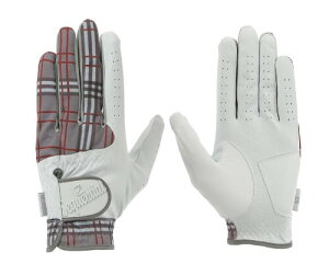 SEQUENTIAL GOLF�O���[�u DURO �������X�g���b�` �����Y SQGS-007 Check White/Gray S(21-22cm)