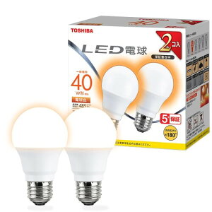 TOSHIBA(����) LED�d�� E26 A�` 40W���� �L�z�� �d���F 2P �����Ή� LDA4L-G/K40V1RP