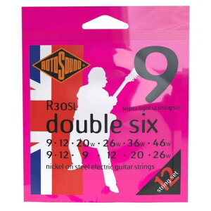 ROTOSOUND ���g�T�E���h �G���L�M�^�[�� 12�� Nickel on Steel/Super Light (.009-.046) R30SL