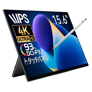 EHOMEWEI ���o�C�����j�^�[ 15.6�C���` 4K �^�b�`�y���Ή� 3840x2400 DCI-P3 93% �����^ 6mm �y�� �ی�t�B���� �P�[�X�t RQ-156PU