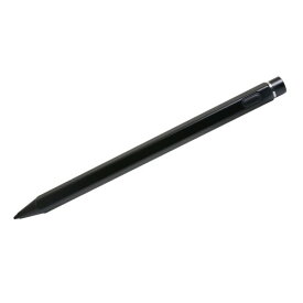 MCO iPad専用 タッチペン 持ちやすい六角タイプ 交換用ペン先2個付属 アップルペンシル Apple Pencil ブラック ZSTP-A01/BK