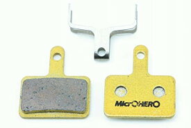 MicrOHERO ディスクブレーキパッド シマノ B01S E01S 互換 BR-M575, BR-M515, M515-LA,BR-M525, BR-M495, BR-M486, BR-M485, BR-M475,BR-M465, BR-M445, BR-M416, BR-M415用 (メタルパッド BP-M001)