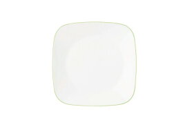 コレール スクエア 中皿 皿 プレート 割れにくい 軽量 電子レンジ対応 オーブン対応 食洗機対応 タフホワイト リーフ J2211-CRG CP-9451