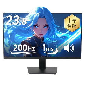 Smart Basic(�X�}�[�g�x�[�V�b�N) �Q�[�~���O���j�^�[ 23.8�C���` 200Hz IPS �u���[���C�g�y���@�\ �I�[�o�[�h���C�u�@�\ �X�s�[�J�[���� �u���b�N G24F4FK