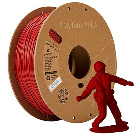 ポリメーカ(Polymaker) 3Dプリンタ―用フィラメント PolyTerra PLA 1.75mm径 1000g Army Red