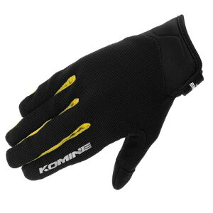 �R�~�l(KOMINE) �o�C�N�p �O���[�u GK-1683 ���C�h���b�V���O���[�u �A���V�A Black Yellow XL