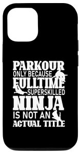 iPhone 12/12 Pro Parkour Ninja Funny Parkour ���K�p���o�[ �O���t�B�b�N �X�}�z�P�[�X