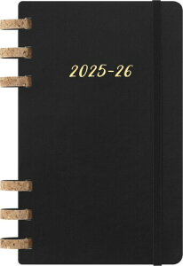 �����X�L�� �蒠 2026�N 1���n�܂� 12���� �X�p�C���� �_�C�A���[ ���[�W�T�C�Y (��13cm×�c21cm) �\�t�g�J�o�[ �u���b�N DSSPB12AMWH3Y26
