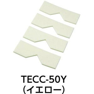 TRUSCO(�g���X�R) �G�b�W�N�b�V�����e�[�v �R�[�i�[�p4���� �C�G���[ TECC50Y x 10 ��