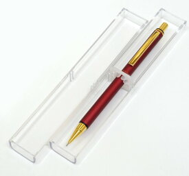 タキザワ 日本製 NQ25標準サイズ金属ストレートノック・ダブルアルマイト加工リングシャープペン 5本パック 赤 T23-P6-NQ25S-5R