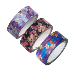 �J�~�C�\�Y�� �}�X�L���O�e�[�v kimono�� 25 (���q�E�ȕ��q�E���R×�e1) ���{�� ��15mm��×3���Z�b�g GR-0543