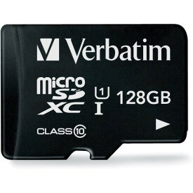 バーベイタム (Verbatim) microSD 128GB 最大90MB/s UHS-1 U1 class10 アイ・オー・データ機器による安心の国内サポート スマートフォン タブレットの写真や動画保存に MXCN128GJVZ5