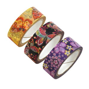 �J�~�C�\�Y�� �}�X�L���O�e�[�v kimono�� 24 (���E�����E�D�c��×�e1) ���{�� ��15mm��×3���Z�b�g GR-0542