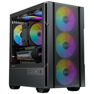 Okinos Cypress 3 ARGB Wood Micro-ATX�Ή��~�h���^���[�P�[�X �u���b�N