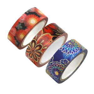 �J�~�C�\�Y�� �}�X�L���O�e�[�v kimono�� 23 (���e�E�N�e�E���_���e×�e1) ���{�� ��15mm��×3���Z�b�g GR-0541