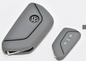 core OBJ select Silicone Key Cover for Volkswagen Golf8/ID.4 �V���R���L�[�J�o�[ �_�[�N�O���[x�u���b�N CS-SKC-01DG