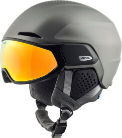ALPINA(アルピナ) スキースノーボードバイザーヘルメット 偏光調光ミラーバイザー MIPS搭載 サイズ調整可 ORO QV MIPS