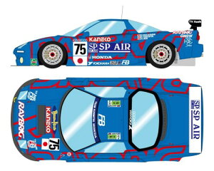 ���C�N�A�b�v VISION 1/43 �z���_ NSX GT2 �`�[������ ���}��24���� 1996 No.75 �����i