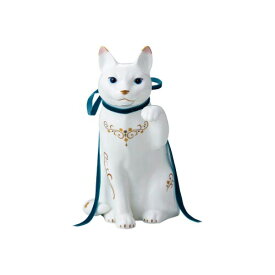 Noritake ノリタケ 置物 高さ約26.5cm・幅約14.5cm 招き猫 1個 アラベスク ボーンチャイナ T54550/AC452