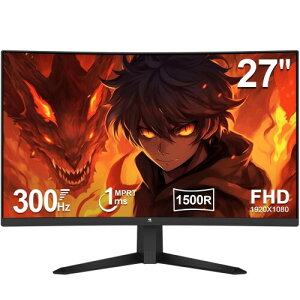 Z Z-Edge([GbW) pȃQ[~Oj^[ 27^ 300Hz 1ms 1500RȖ VApl FHD(1920x1080) AMD FreeSyncΉ HDR10 /^ HDMI/DP PS5/Xbox/Switch o^ō2Nۏ UG27S