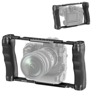 NEEWER �r�f�I�J�����P�[�W���O Arca�^�C�v�x�[�X/�f���A���O���b�v/3/8ARRI �ʒu����&1/4�l�W/�R�[���h�V���[�t�� ���j�o�[�T���X�^�r���C�U�[ NEEWER �x�[�X�v���[�g 15mm���b�h�ɓK�p SmallRig