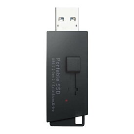 エレコム 外付けSSD 250GB USB3.2(Gen1)対応 PS5/PS4(メーカー動作確認済) 抗菌 抗ウイルス加工 ブラック ESD-EHL0250GBK