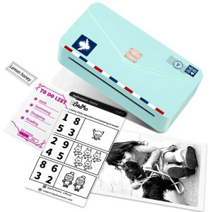 Phomemo M04AS AI�X�}�[�g�A�v�� �~�j�v�����^�[ �T�[�}���v�����^�[15/53/80/110mm���M���Ή� �X�}�[�g ���x�� 300dpi �ʐ^/�m�[�g/����/�N���X�}�X�M�t�g�ɍœK�ł� 110mm�������M��1���t�� ���{