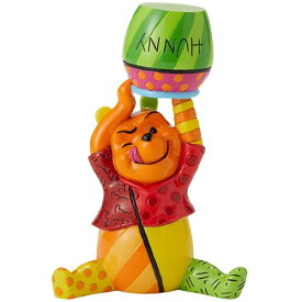 Enesco Disney by Britto Winnie the Pooh Hunny Pot Figurine, 3.66 Inches, Multicolor