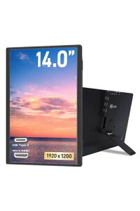 GeChic QVbN oCj^[ 14C` On-Lap M141E Ibv FHD 1920×1200 cuΉ ȃGl HDMI USB Type-C {̍Ŕ7.1mm p N