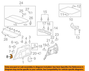 HONDA (z_) i [CtI[XASSY. R.VGt CR-V i84636-SWA-003