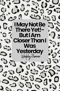 Weekly Planner: Grey Quote Cover | Best Weekly Calendar and Motivational Journal to Increase Productivity, Time Management & Happiness | Paperback 6 x 9�h | Non Dated- 52 Weeks With Quotes